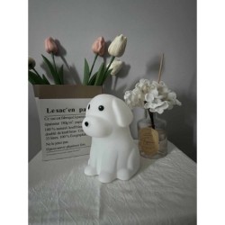 LAMPARA SILICONA DOG CAMBIO COLOR RGB