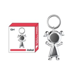 Llavero de metal Niña