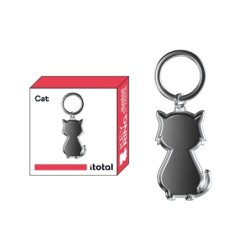 Llavero de metal Gato