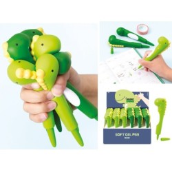 Bolígrafo Squishy Dinosaurio - expositor 36 uds