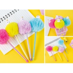 Bolígrafo Pom Pom Unicornio - expositor 16 uds