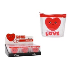 Monedero FOLLOW YOUR HEART - expositor 18 uds