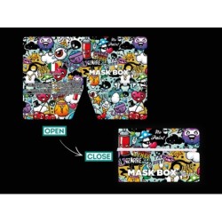 Porta-canetas de polipropileno Graffiti