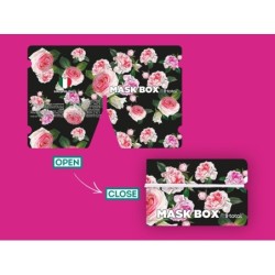 Porta-canetas de polipropileno Rosas