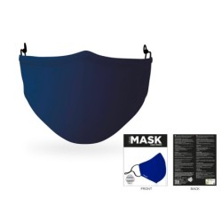 Máscara de cobertura de poliéster Azul