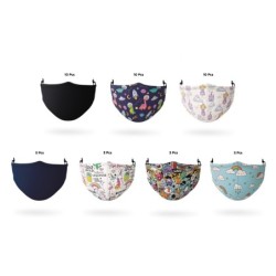 Assortimento 50pz 7 disegni kids (no bandiera italiana)