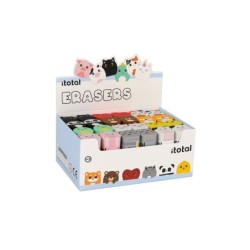 Gomas de borrar surtidas - expositor 24 uds