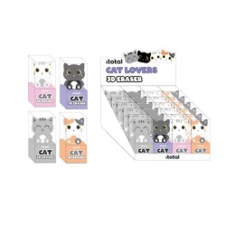 Goma de borrar 3D CAT - expositor 24 uds