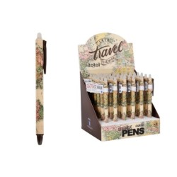 Bolígrafo Borrable OLD MAP - expositor 36 uds