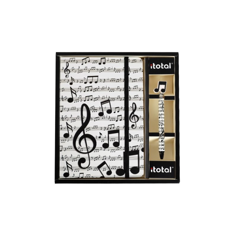Cuaderno A5 + Bolígrafo MUSIC Cuaderno A5 + Bolígrafo MUSIC