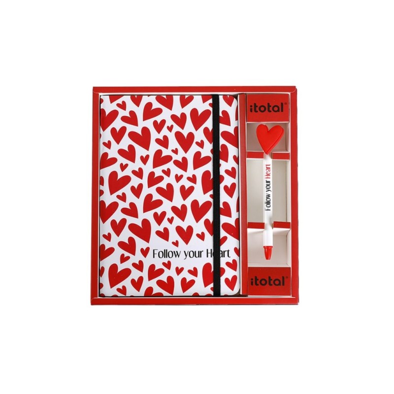 Cuaderno A5 + Bolígrafo FOLLOW YOUR HEART Cuaderno A5 + Bolígrafo FOLLOW YOUR HEART