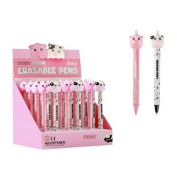 Bolígrafo Borrable 3D PIGGY & COW - expositor 24 uds