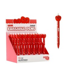 Bolígrafo Borrable 3D FOLLOW YOUR HEART - expositor 24 uds