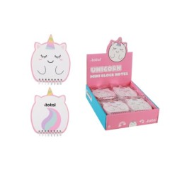 Bloc de Notas UNICORN - expositor 24 uds