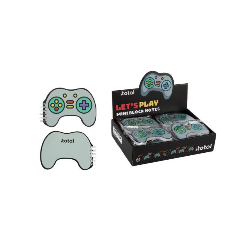 Bloc de Notas LET'S PLAY - expositor 24 uds Bloc de Notas LET'S PLAY - expositor 24 uds