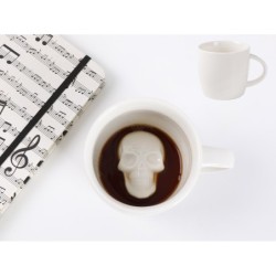 Taza de cerámica 3D Cráneo