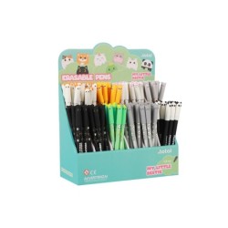 Bolígrafo Borrable con Tapa surtidos - expositor 144 uds