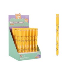 Bolígrafo Borrable con Tapa SHIBA - expositor 36 uds