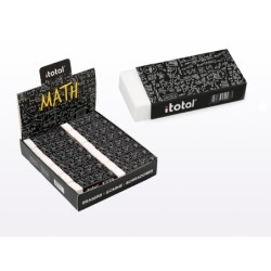 Goma de borrar MATH - expositor 24 uds