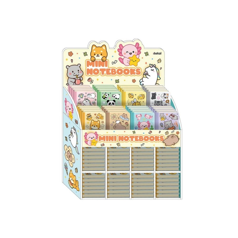 Mini libretas surtidas - expositor 72 uds Mini libretas surtidas - expositor 72 uds