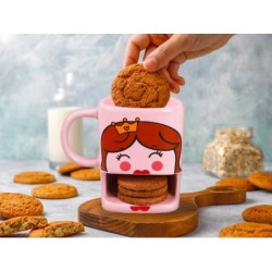 Taza Porta Galletas Princesa
