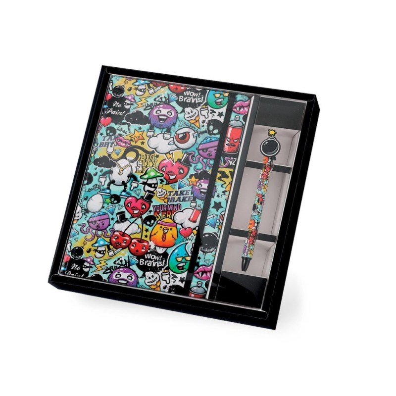 Cuaderno A5 + Bolígrafo URBAN Cuaderno A5 + Bolígrafo URBAN