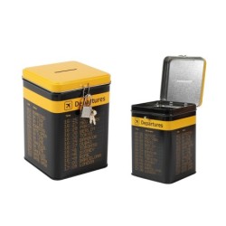 Hucha con Candado DEPARTURES