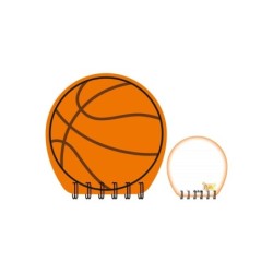 Bloc de Notas BASKETBALL - expositor 24 uds