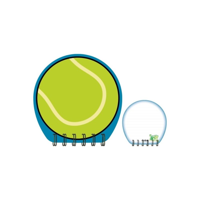 Bloc de Notas TENNIS - expositor 24 uds Bloc de Notas TENNIS - expositor 24 uds