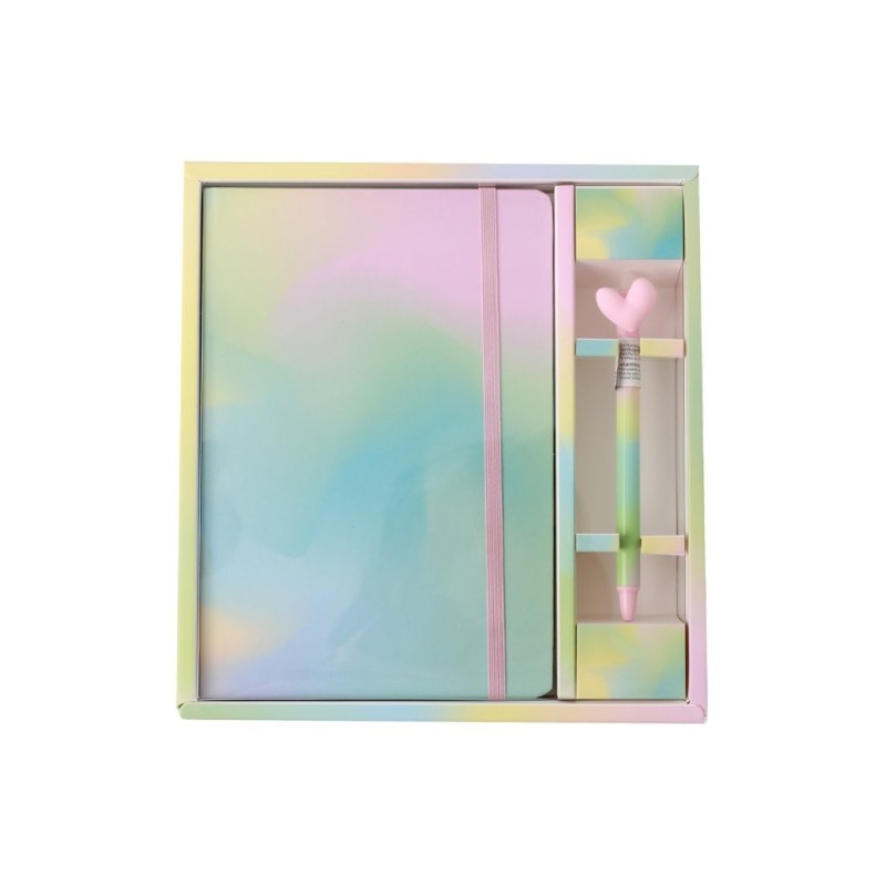 Cuaderno A5 + Bolígrafo RAINBOW DREAM Cuaderno A5 + Bolígrafo RAINBOW DREAM