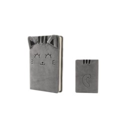 Libreta Plush GREY CAT