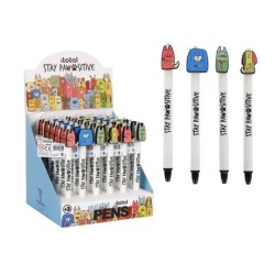 Bolígrafo Borrable STAY PAWSITIVE - expositor 36 uds