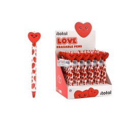 Bolígrafo Borrable FOLLOW YOUR HEART - expositor 36 uds