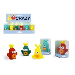 Sacapuntas Crazy - expositor 24 uds