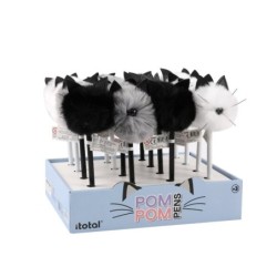 Bolígrafo Pom Pom Gato - expositor 16 uds