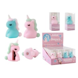Sacapuntas Unicornio - expositor 24 uds