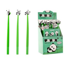 Bolígrafo Flexible Panda - expositor 24 uds