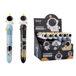 Bolígrafo Multicolor Astronauta - expositor 36 uds