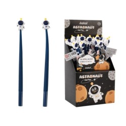 Bolígrafo Flexible Astronauta - expositor 24 uds