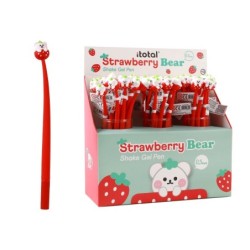 Bolígrafo Fresa - expositor 48 uds