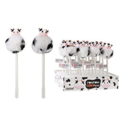 Bolígrafo Pom Pom Vaca - expositor 16 uds