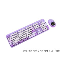 Conjunto de Teclado y Ratón BLACK CAT (EN / ES / FR / DE / PT / NL / GR)