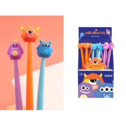 Bolígrafo Flexible Monstruo - expositor 24 uds