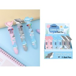 Bolígrafo Multicolor Delfín - expositor 36 uds