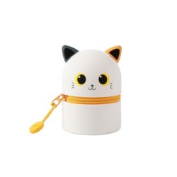 Mini estuche de silicona ORANGE CAT