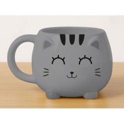 Taza Chunky GREY CAT