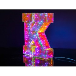 Luz LED en forma de K