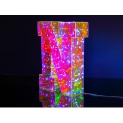 Luz LED en forma de N