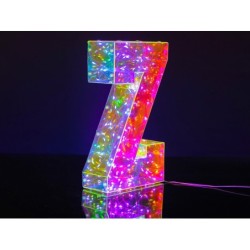 Luz LED en forma de Z