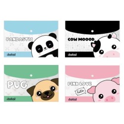 Carpetas de Documentos surtidas PANDASTIC, PIGGY, COW & PUG